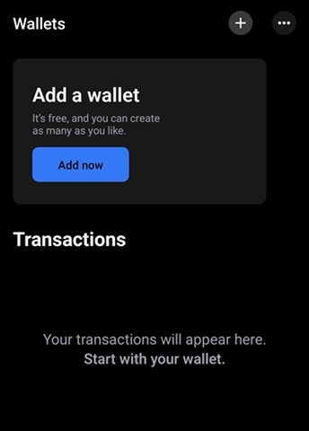 BlueWallet - Add a Wallet